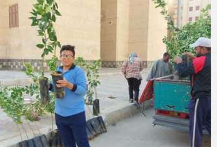 تزامنا مع انعقاد قمة المناخ.. تدشين حملة تشجير من «مدرستي هاغير بيئتي