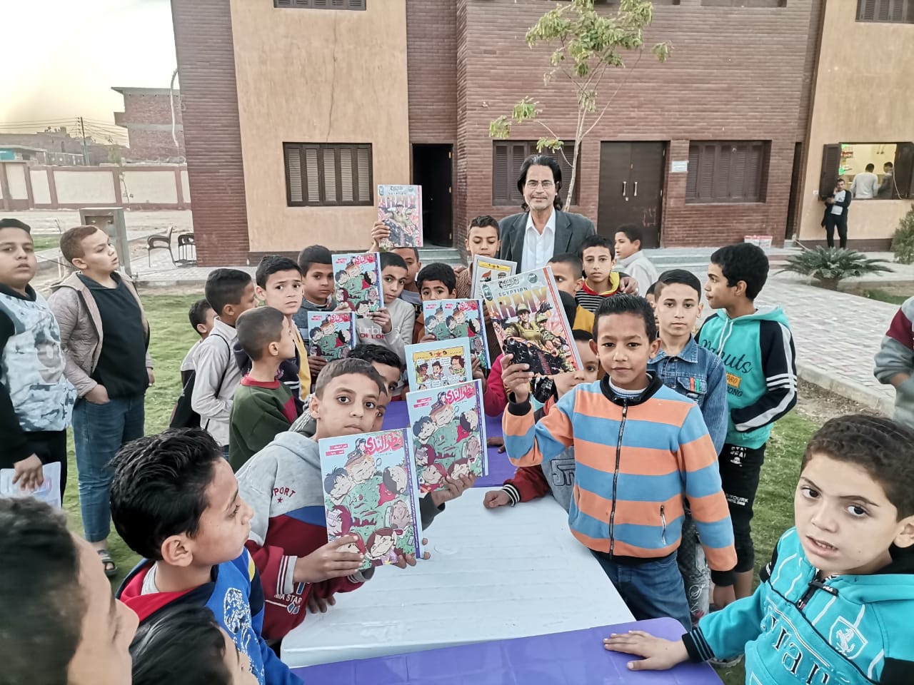 النيل للإنشاد الديني تتألق بقافلة الجيزة بالصف