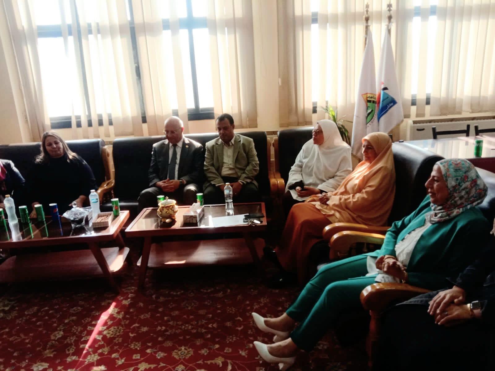 زيارة فريق من وحدة الجودة والاعتماد لكلية التربية بجامعة بنها