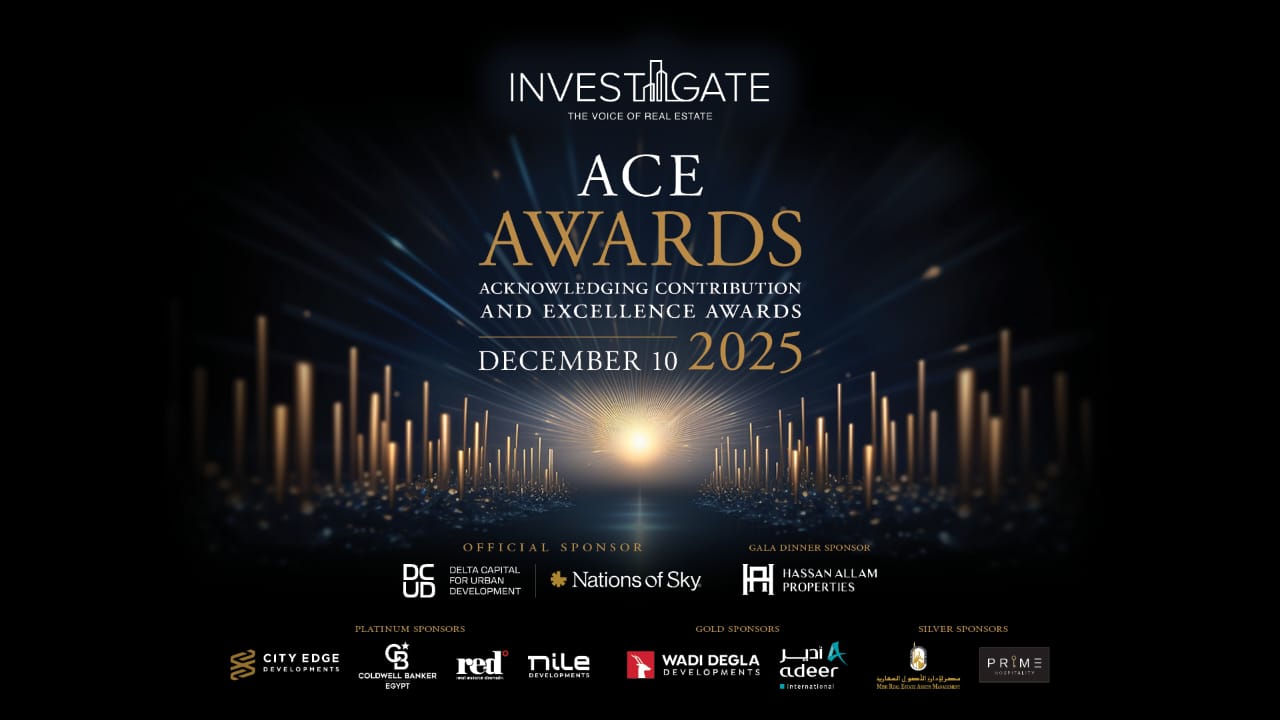 إنفستجيت» تحتفي بأبرز الابتكارات والإنجازات في السوق العقاري المصري خلال « Invest-Gate ACE Awards 2025»   