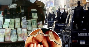 سقوط 6 متهمين لتورطهم فى تجارة المخدرات بالجيزة
