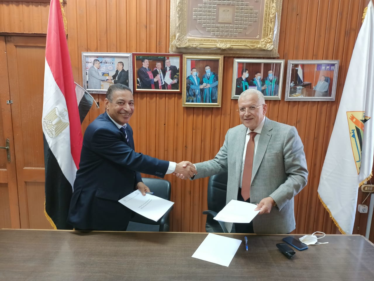 بروتوكول تعاون بين شركة مياه الشرب بالقليوبية وهندسة بنها لتنفيذ أعمال الاستشارات الفنية والهندسية للمشروعات