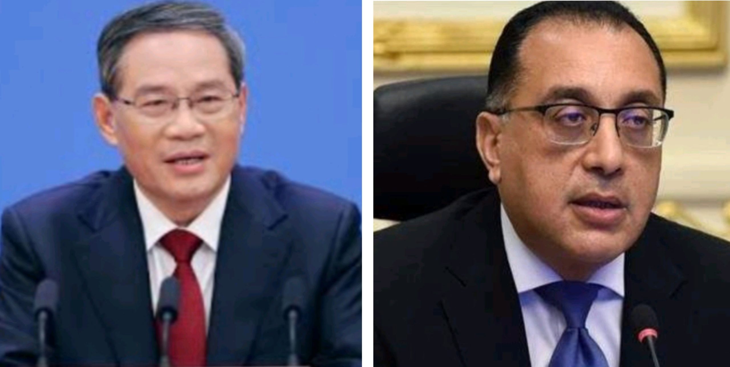 رئيس مجلس الدولة الصيني يهنئ مدبولي على إعادة انتخابه رئيسا لوزراء مصر