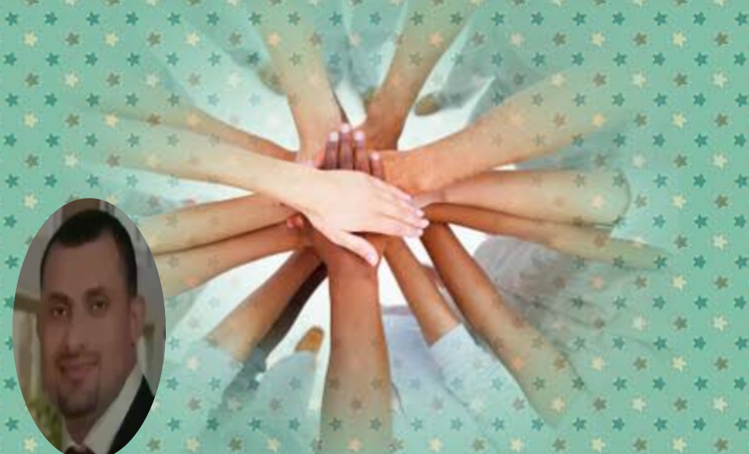 التعاون مع بعض في الخير