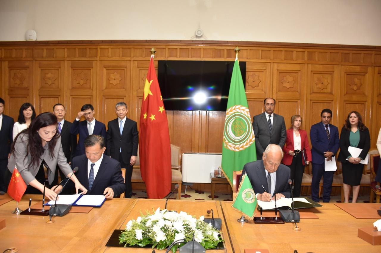 ابو الغيط يستقبل رئيس مجموعة الصين للإعلام بالجامعة العربية 