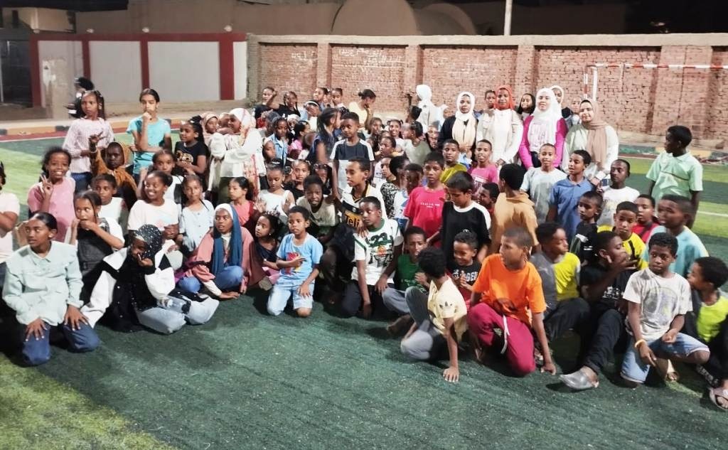 شارك 240 طفل بقرى توشكى والمالكى بنصر النوبة فاعليات معسكر مشروع مشوارى عاى مدار ثلاثة ايام 