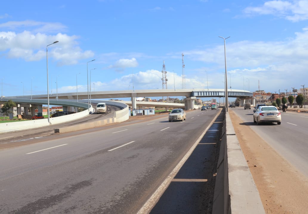 البحيرة تعلن بدء تشغيل كوبري مزلقان أبو حمص الجديد للقضاء على التكدس والازدحام 