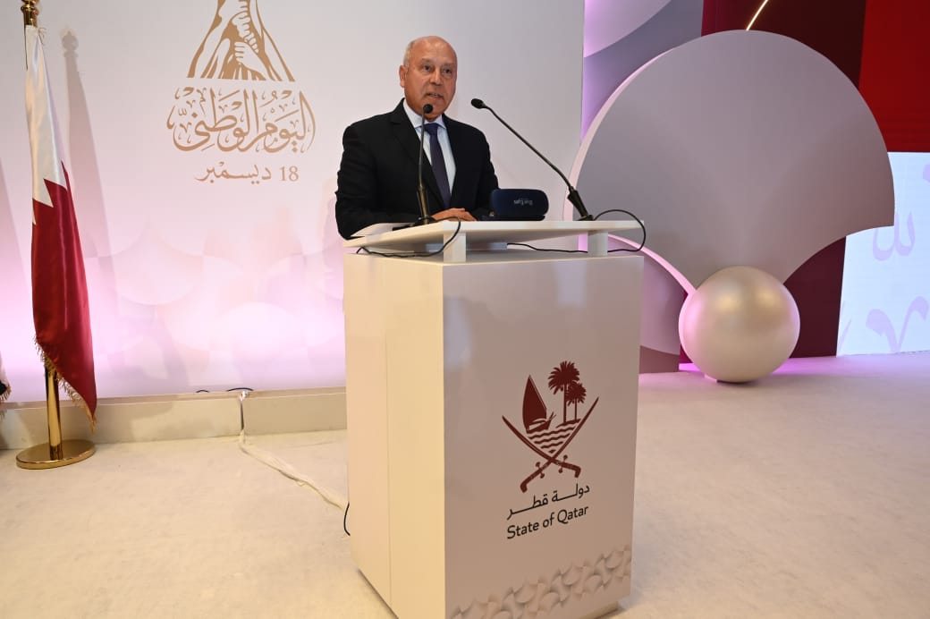 الوزير يشارك فى الاحتفال باليوم الوطنى لقطر نيابة عن رئيس الوزراء