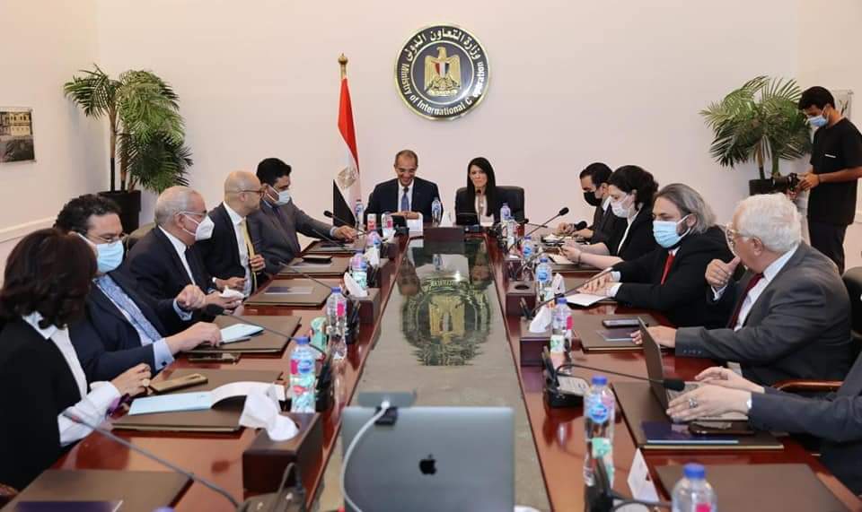 المشاط ووزير الاتصالات  يطلقان منصة التعاون المشترك لقطاع تكنولوجيا المعلومات