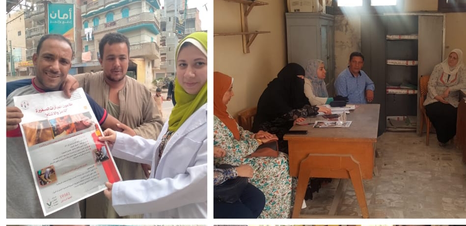 بيطرى البحيرة... علاج 46894 رأس ماشية و عمل 6 قوافل بإجمالي 8023 حيوان معالج