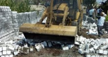 الداخلية تزيل التعديات من أملاك الدولة والزراعات