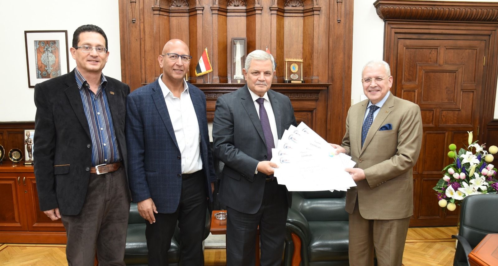 حصول مياه القليوبيه على ٥ شهادات جودة للاداره الفنيه المستدامةTsm