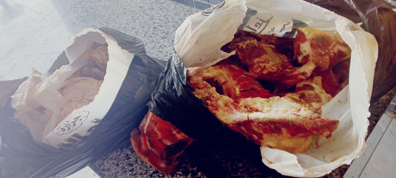 ضبط 169 كجم لحوم ودواجن فاسده وغير صالحه للاستهلاك الآدمي بالبحيرة