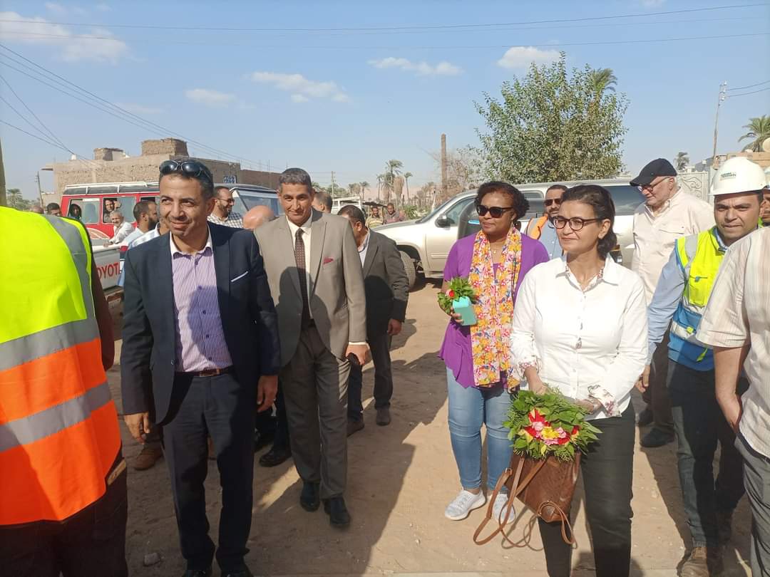 زيارة وفد الوكالة الأمريكية للتنمية الدولية لمدينة طما بسوهاج