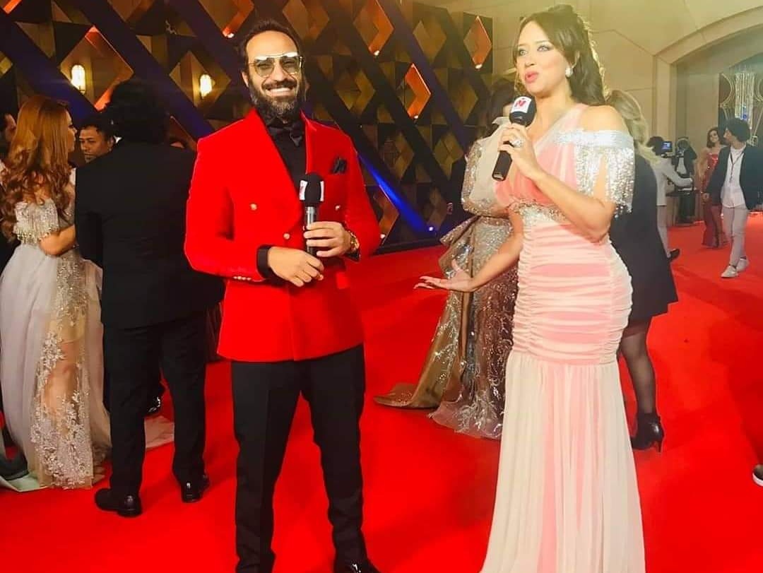 بالصور : نانسي ابراهيم نجمة نايل سينما تعود بتألق على السجادة الحمراء