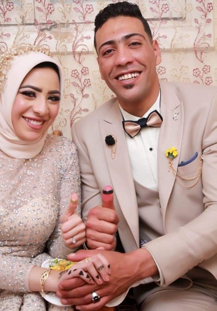 بالصور: خطوبة بسنت محمد حبيب وخميس عبد العظيم بقاعة نادي المهندسين