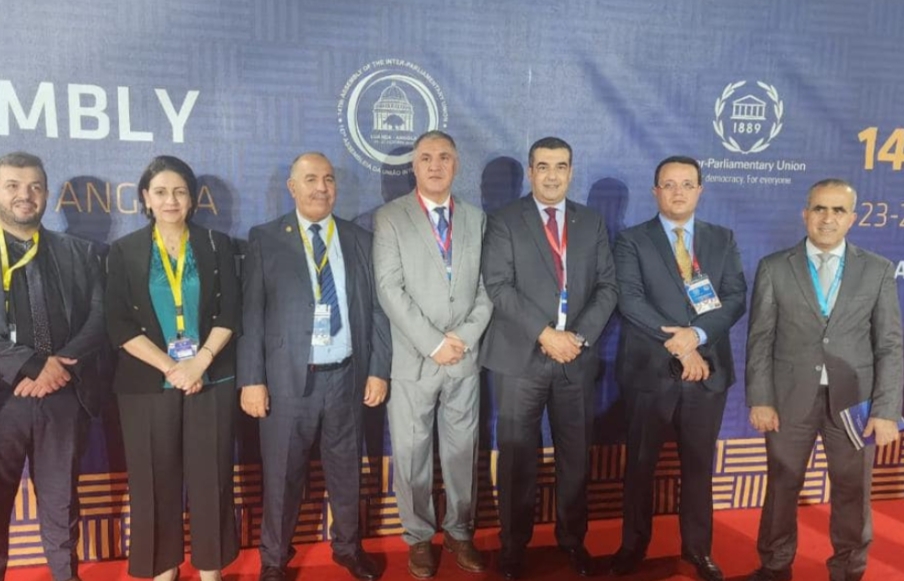 الوفد البرلماني المشترك فيما بين غرفتي البرلمان الجزائري يقاطع خطاب رئيس الاتحاد البرلماني الدولي 