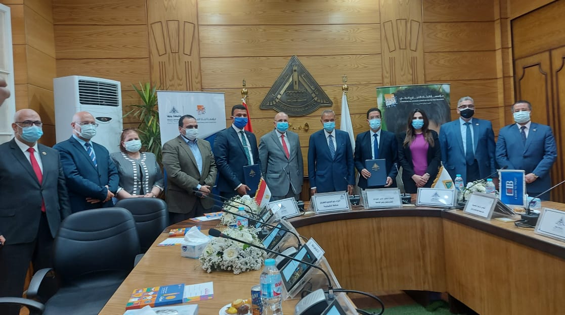 تعاون بين جامعة بنها والبنك التجارى الدولى لدعم وحدة الأطفال المبتسرين