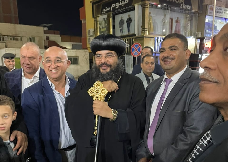 «إيلاريون» يترأس قداس عيد الميلاد في كنيسة الأنبا شنودة بالغردقة