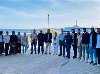 موانى البحر الأحمر تستقبل وفدا من أساتذة وطلاب جامعة أسوان