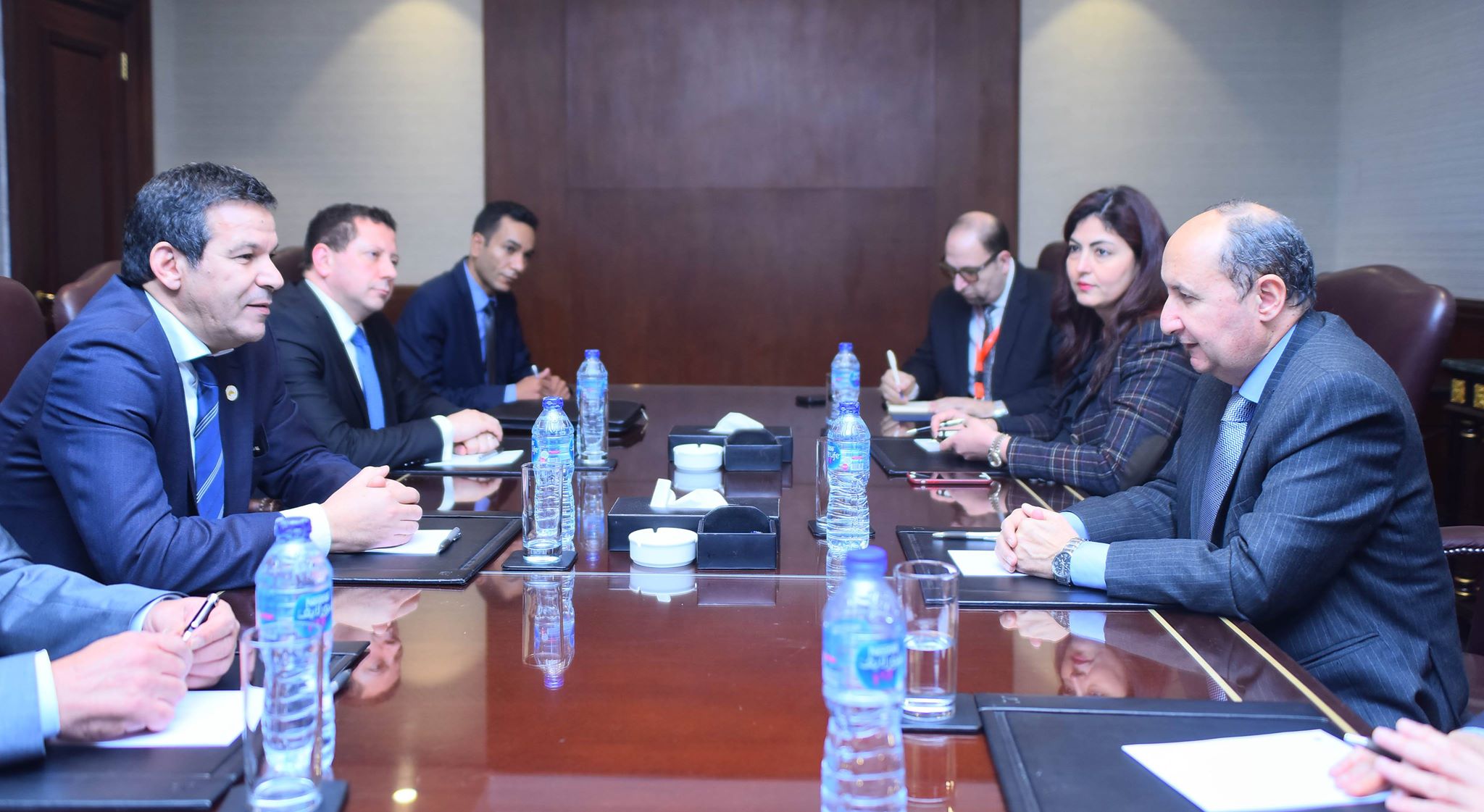 على هامش اجتماعات وزراء التجارة الافارقة بالقاهرة وزير التجارة والصناعة يبحث مع سكرتير عام الكوميسا تعزيز التعاون المشترك بين مصر والدول أعضاء التجمع