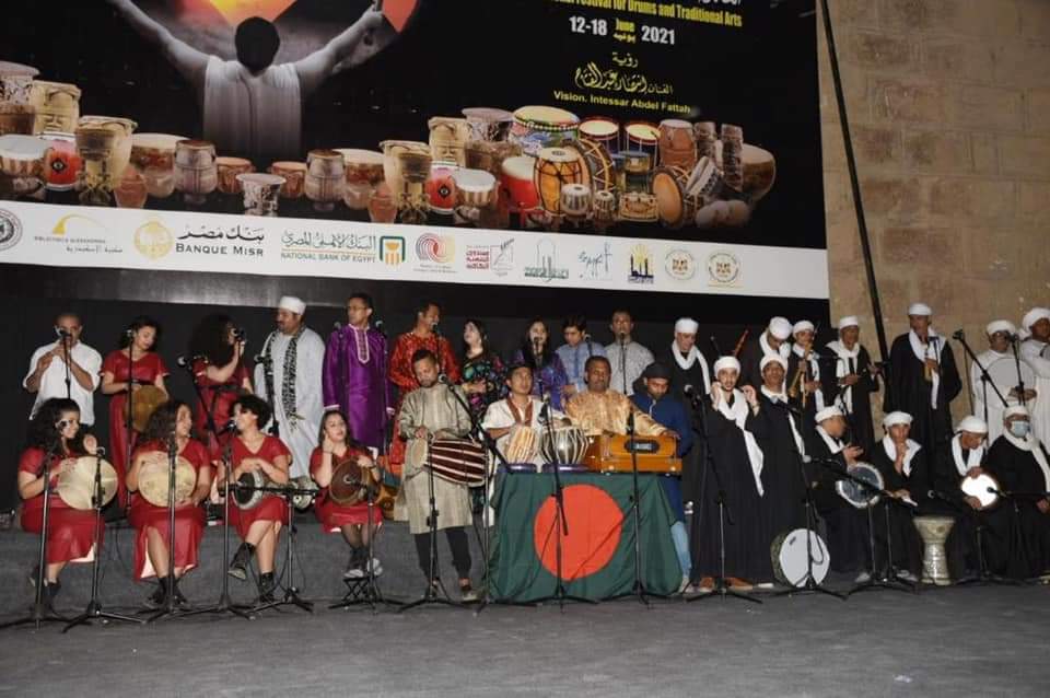 وزيرة الثقافة تطلق فعاليات المهرجان الدولى للطبول والفنون التراثية الثامن