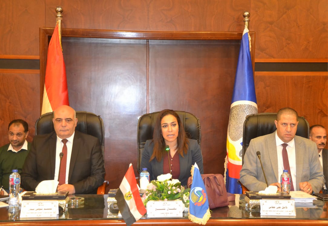 بلبع خلال إجتماع المجلس التنفيذى تؤكد على التصدى للبناء المخالف بكافة أنواعة 