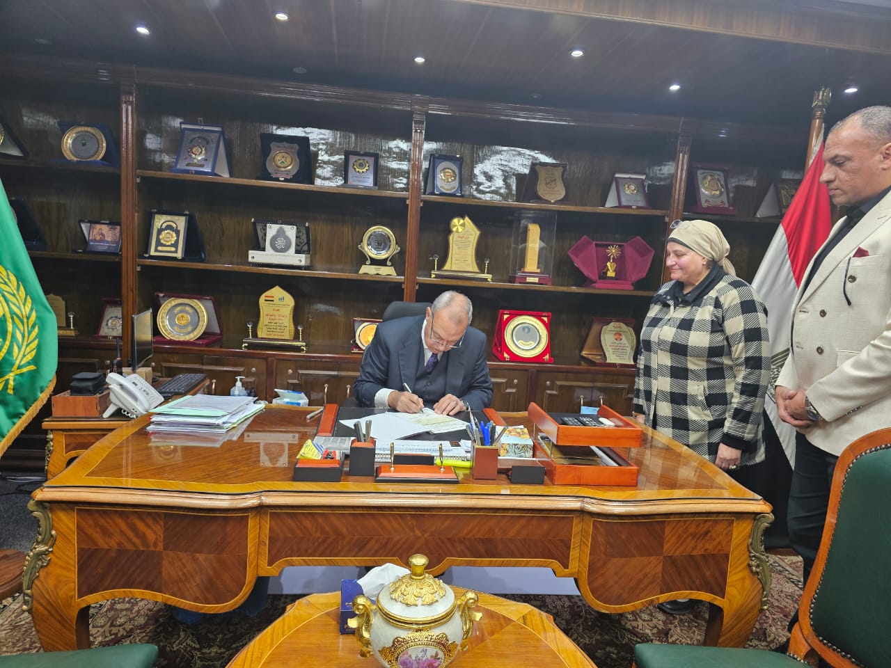 محافظ القليوبية يعتمد نتيجة الشهادة الاعدادية للفصل الدراسي الاول  بنسبة نجاح 80.31 %