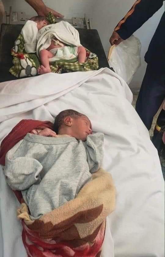 العثور علي توأم حديثي الولادة بسوهاج