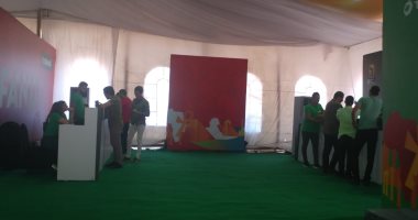 توافد المشجعين على منفذ تذكرتى بمركز شباب الجزيرة