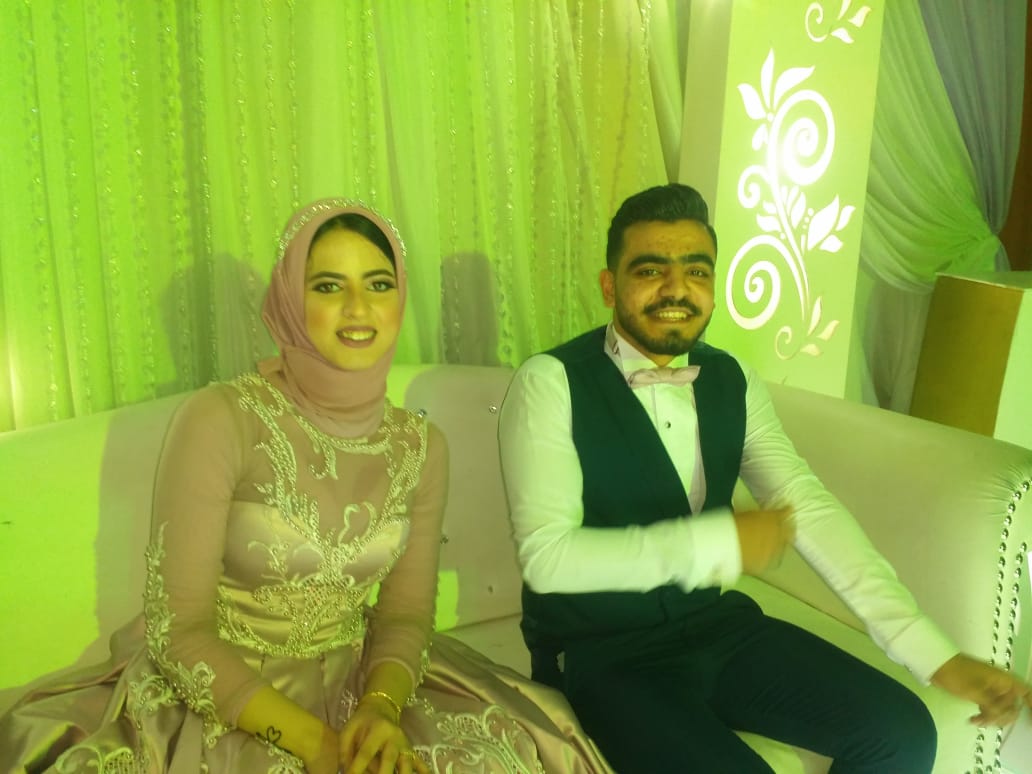 بالصور.. خطوبة رودي وعمر بقاعة شهر زاد