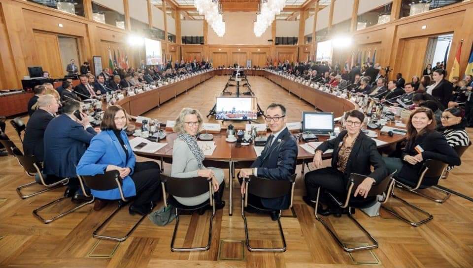 وزير التموين يشارك  في الجلسة الختامية ‏للمنتدى الدولي للأغذية والزراعة في برلين