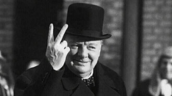 عندما قال السائق للجنرال فليذهب تشرشل للجحيم