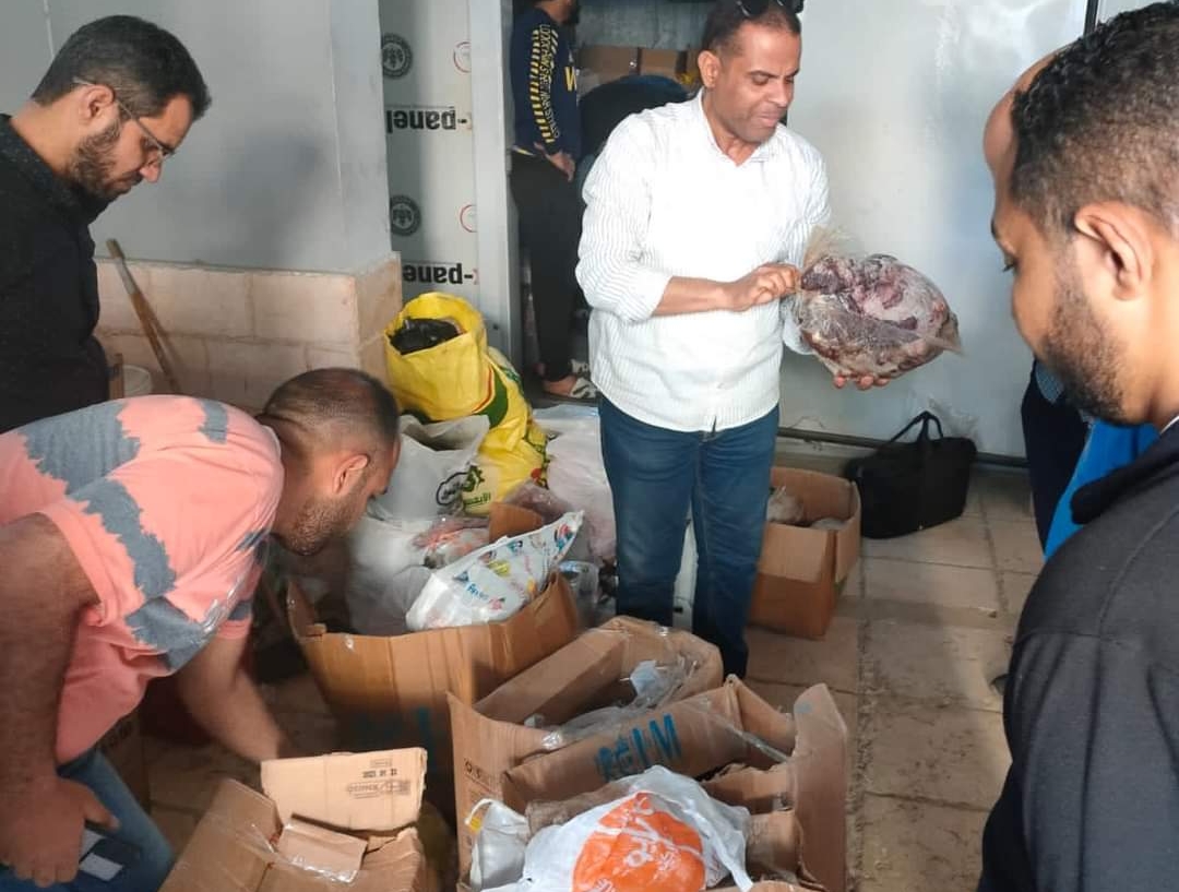 ضبط ٢٤ طن لحوم واسماك مملحه فاسدة غير صالحة للإستهلاك الادمي بالجيزه 