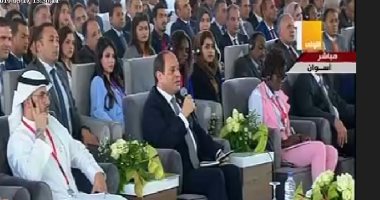 السيسى: مفردات صناعة البحث العلمى توجد بالكامل فى مصر وأفريقيا