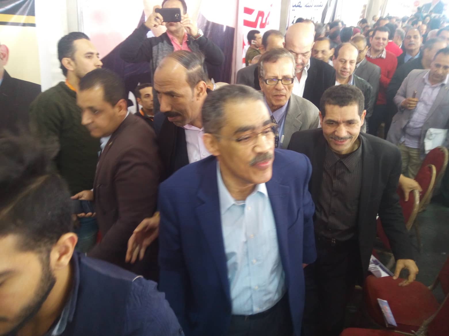 بالصور.. وصول ضياء رشوان للتسجيل في الجمعية العمومية قبل انطلاق انتخابات نقابة الصحفيين