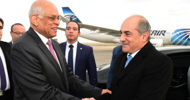 على عبد العال يلتقى رئيس مجلس النواب القبرصى ويودعه قبل مغادرته مصر