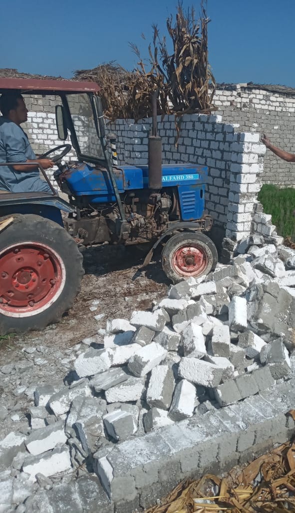 إزالة 28 حالة تعدى فى أول ايام تنفيذ الموجه التالتة بنطاق 8 مراكز بالبحيرة 