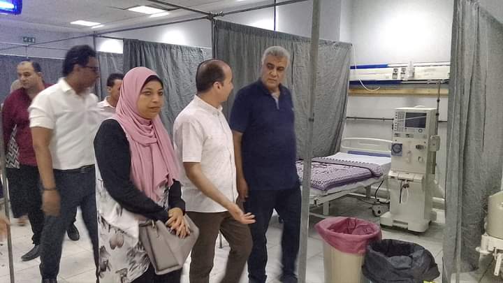صحة البحيرة الانتهاء من تجهيز وحدة الكلى الجديدة بمستشفى كفر الدوار العام وتشغيلها قريبا