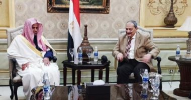 النائب العام يستقبل نظيره السعودى خلال مشاركته بالمؤتمر الإقليمى الأول للشرق الأوسط