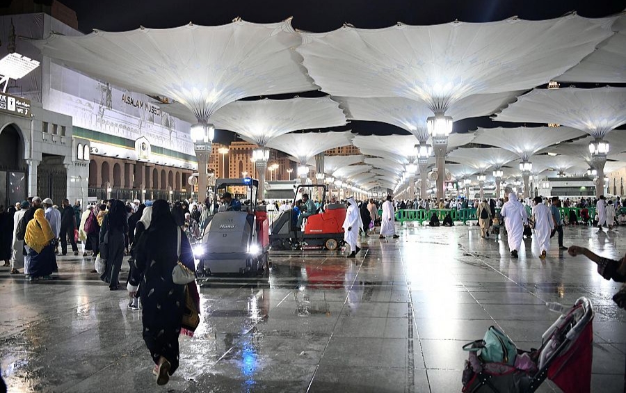 وكالة شؤون المسجد النبوي تعلن نجاح خطتها لليلة ختم القرآن الكريم   