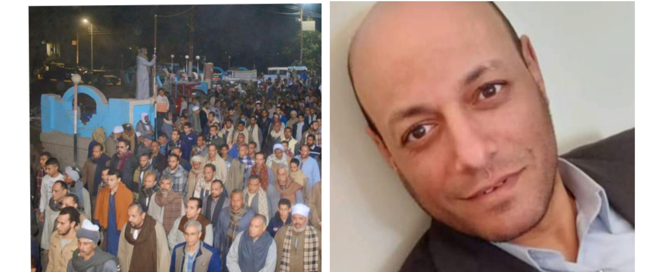 الحزن يخيم علي قرية المدمر بسوهاج لوفاة معلم أثناء عمله في المدرسة  