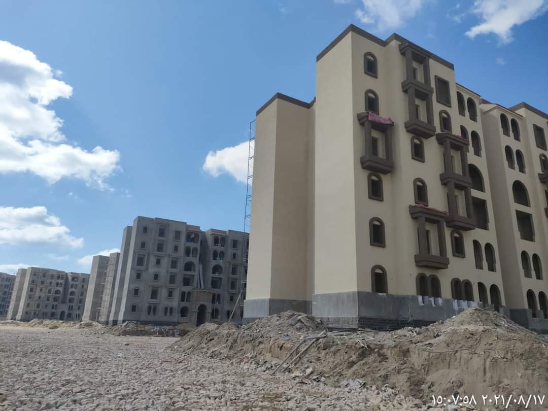 وزير الإسكان: 80% نسبة تنفيذ عمارات مشروع الإسكان الساحلي المتميز بمدينة رشيد الجديدة..وجارٍ تنفيذ التشطيبات