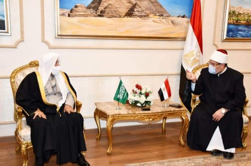 وزير الأوقاف يستقبل نظيره السعودي وللمشاركة في فعاليات المؤتمر الثاني والثلاثين للمجلس الأعلى للشئون الإسلامية