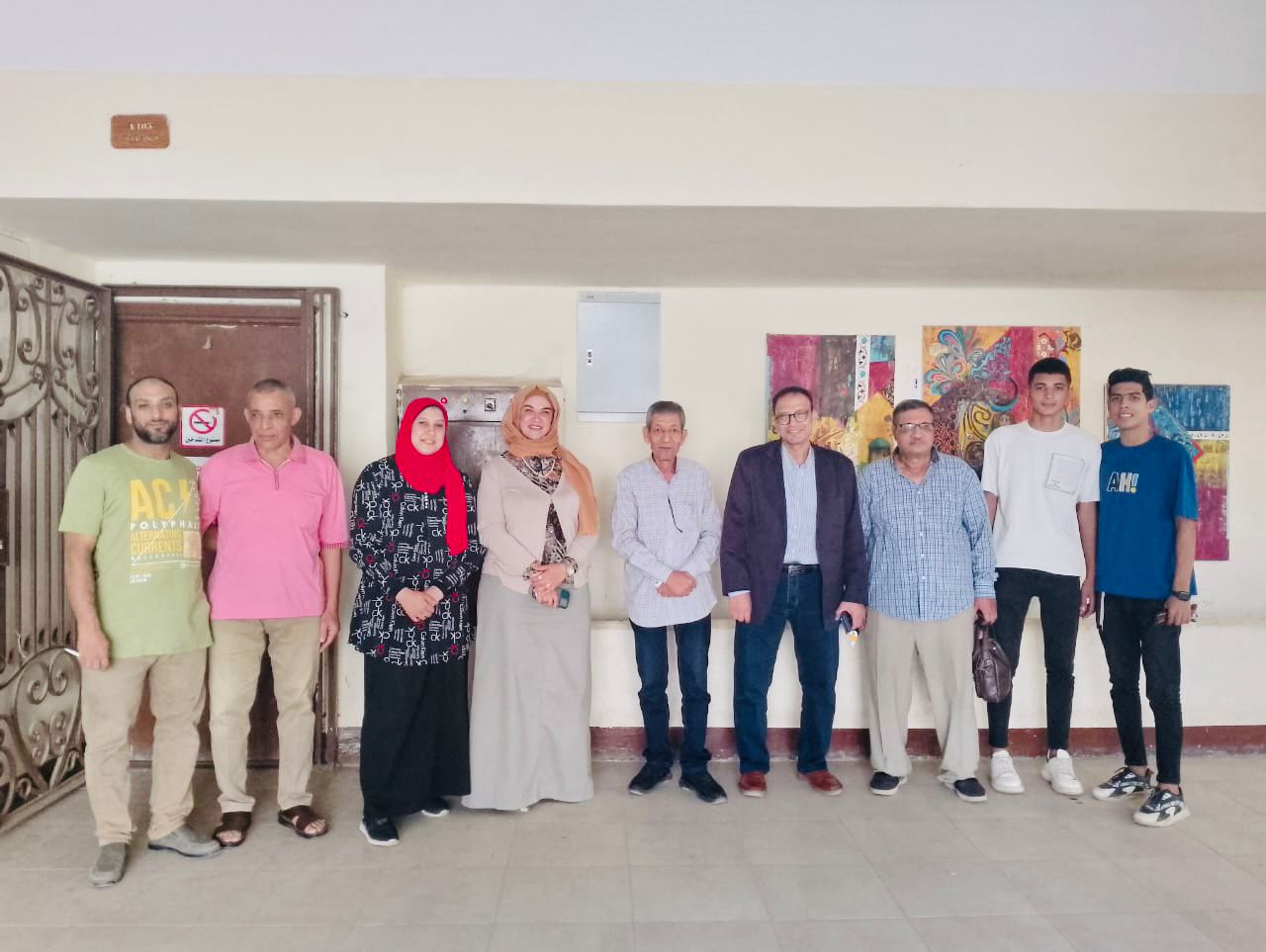 في إطار التبادل الطلابى:   كلية التربية النوعية جامعة بنها تستقبل وفدا طلابيا من جامعة المنوفية