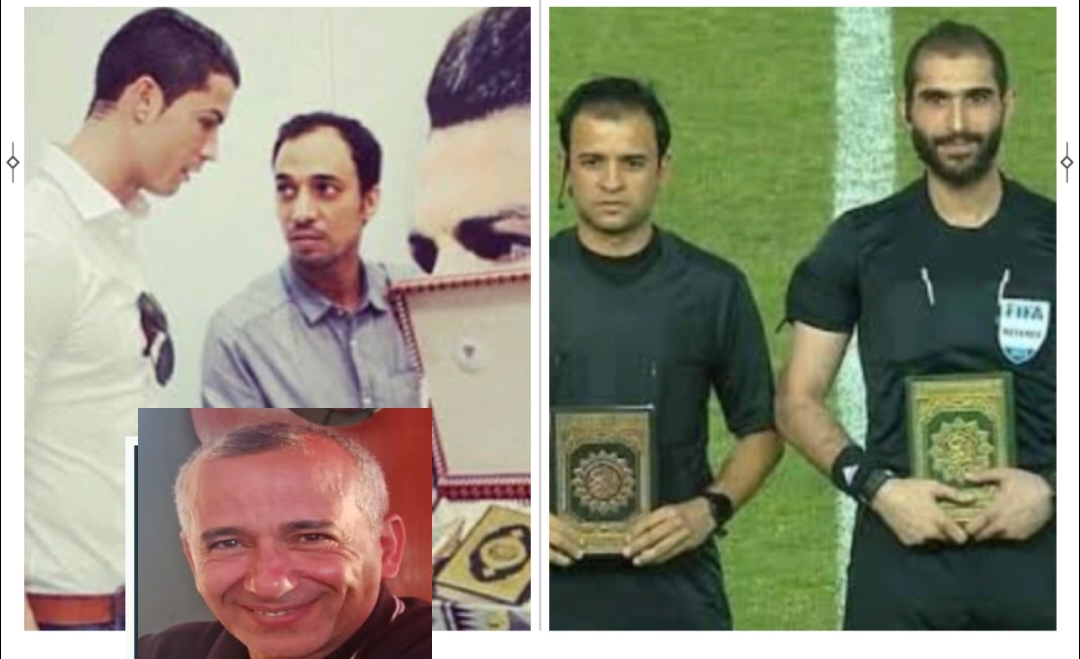 عراقي يرفع المصحف وسعودي سيلفي مع رونالدو!!!