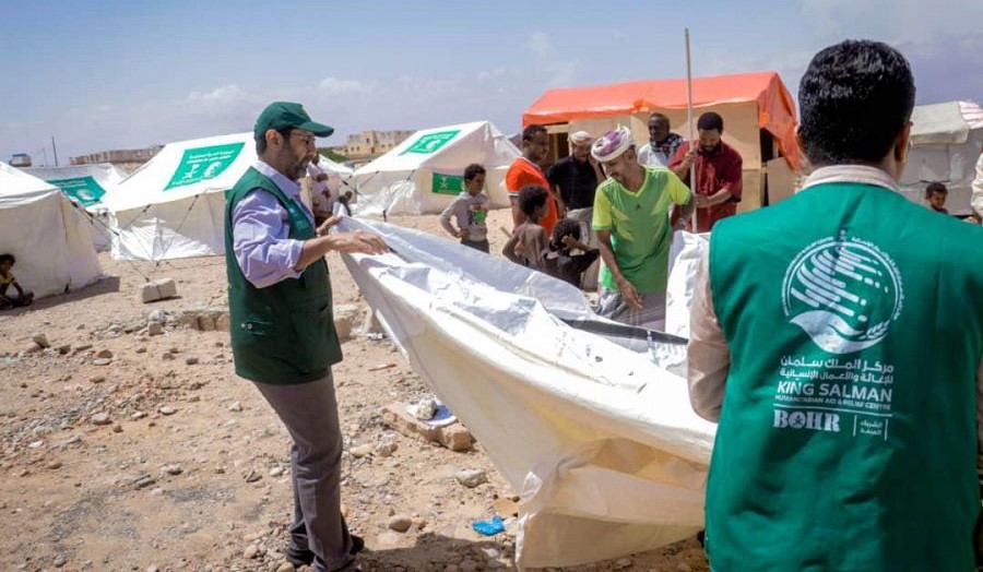 مركز الملك سلمان للإغاثة ينفذ تدخلاً طارئًا لإغاثة المتضررين من الأمطار والسيول باليمن