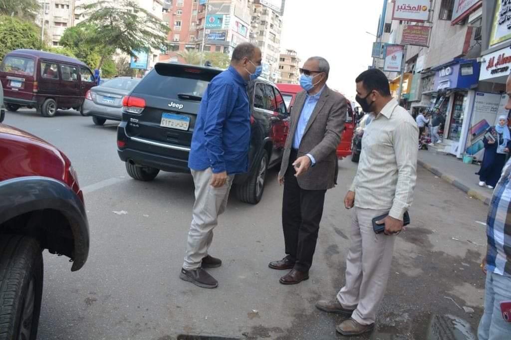 الهجان يقوم بجولة بمدينة الخصوص لمتابعة أعمال النظافة ويتفقد توسعة طريق ترعة الاسماعيلية بحي شبرا الخيمة
