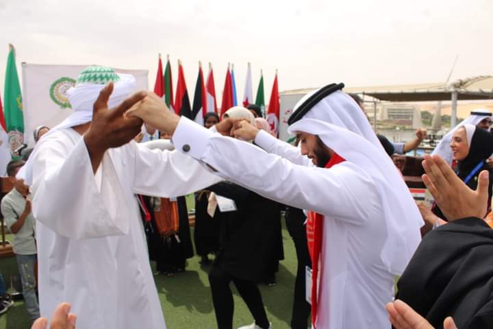 الشباب والرياضة تفتتح فعاليات سفينة النيل للشباب العربي بالتعاون مع جامعة الدول العربيةو بمشاركة ١٢٠ شاب وفتاة من ١٣ دولة عربية .
