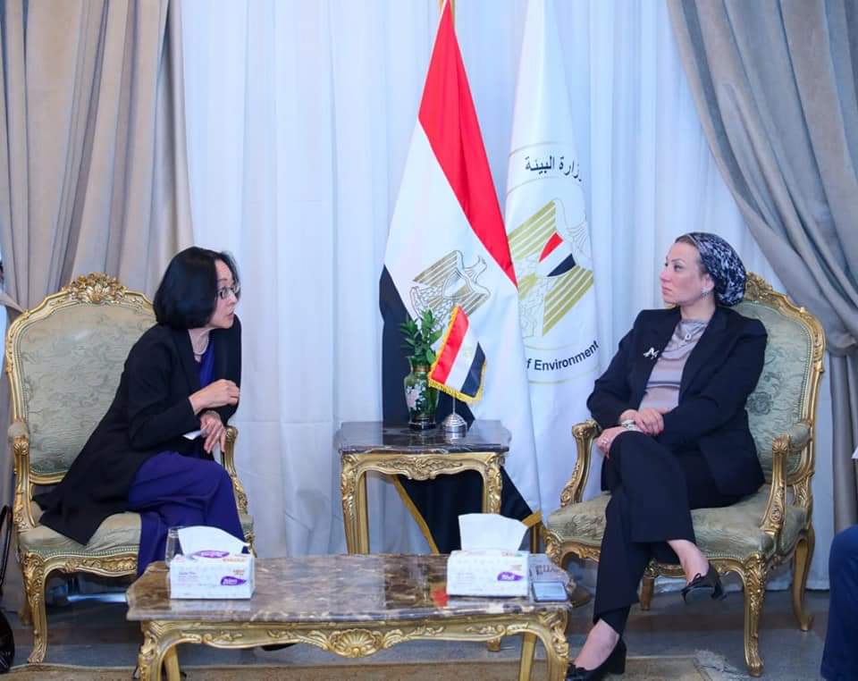 وزيرة البيئة تستعرض خطوات تحويل مدينة شرم الشيخ لمدينة خضراء